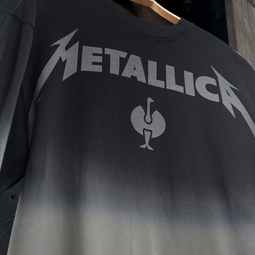 Bovenkleding: Metallica cotton sweatshirt + zwart/graniet 2