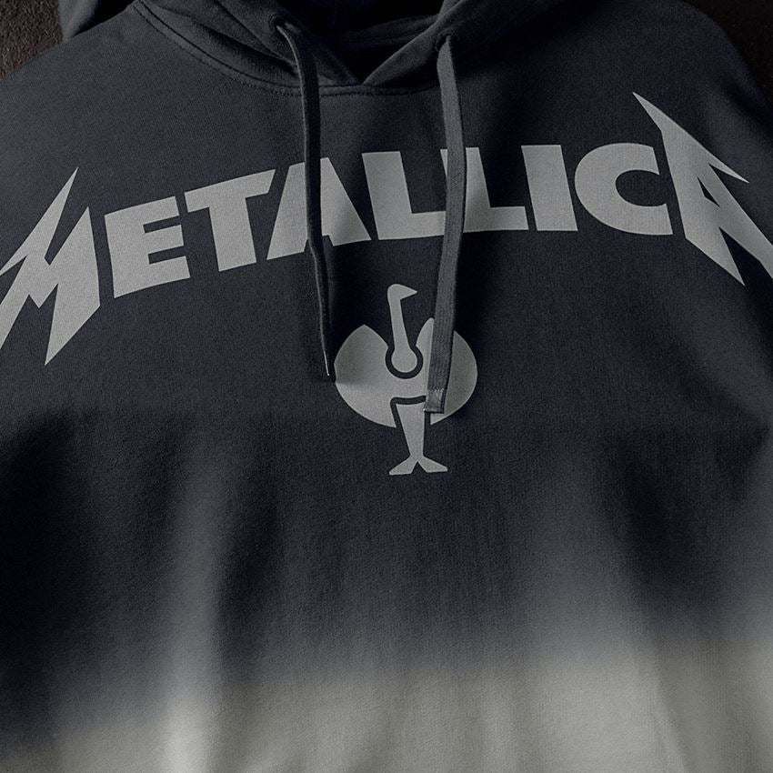 Bovenkleding: Metallica cotton hoodie, ladies + zwart/graniet 2