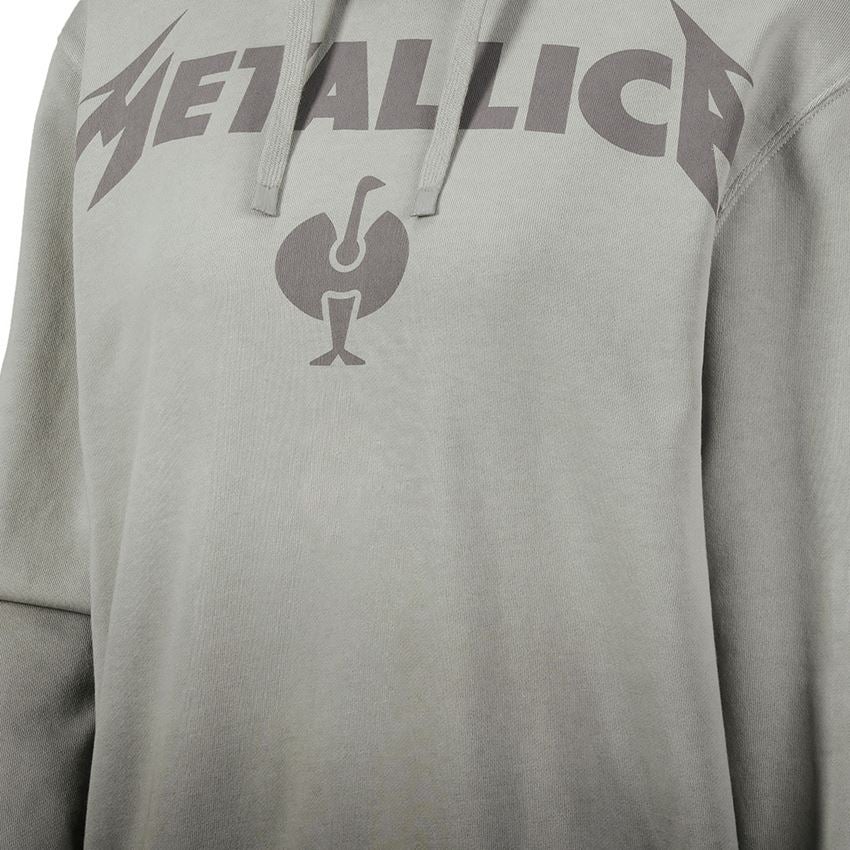 Samenwerkingen: Metallica cotton hoodie, ladies + magneetgrijs/graniet 2
