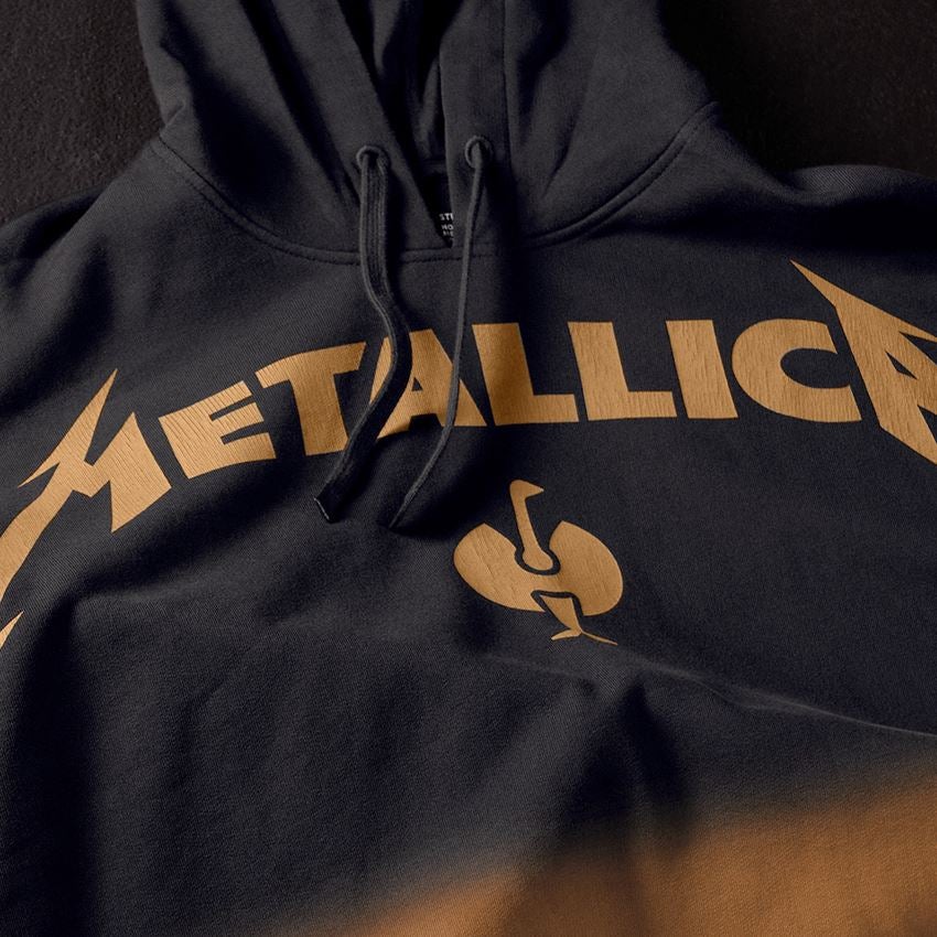 Bovenkleding: Metallica cotton hoodie, ladies + zwart/roest 2