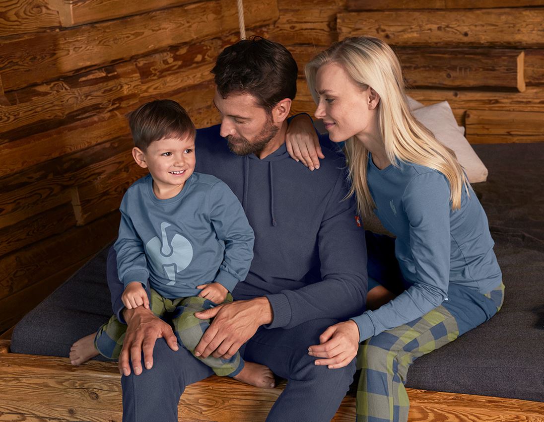 Accessoires: e.s. Pyjama longsleeve, kinderen + oxideblauw 2
