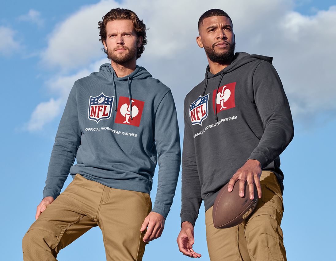 Samenwerkingen: NFL Hoodie cotton + oxideblauw 1