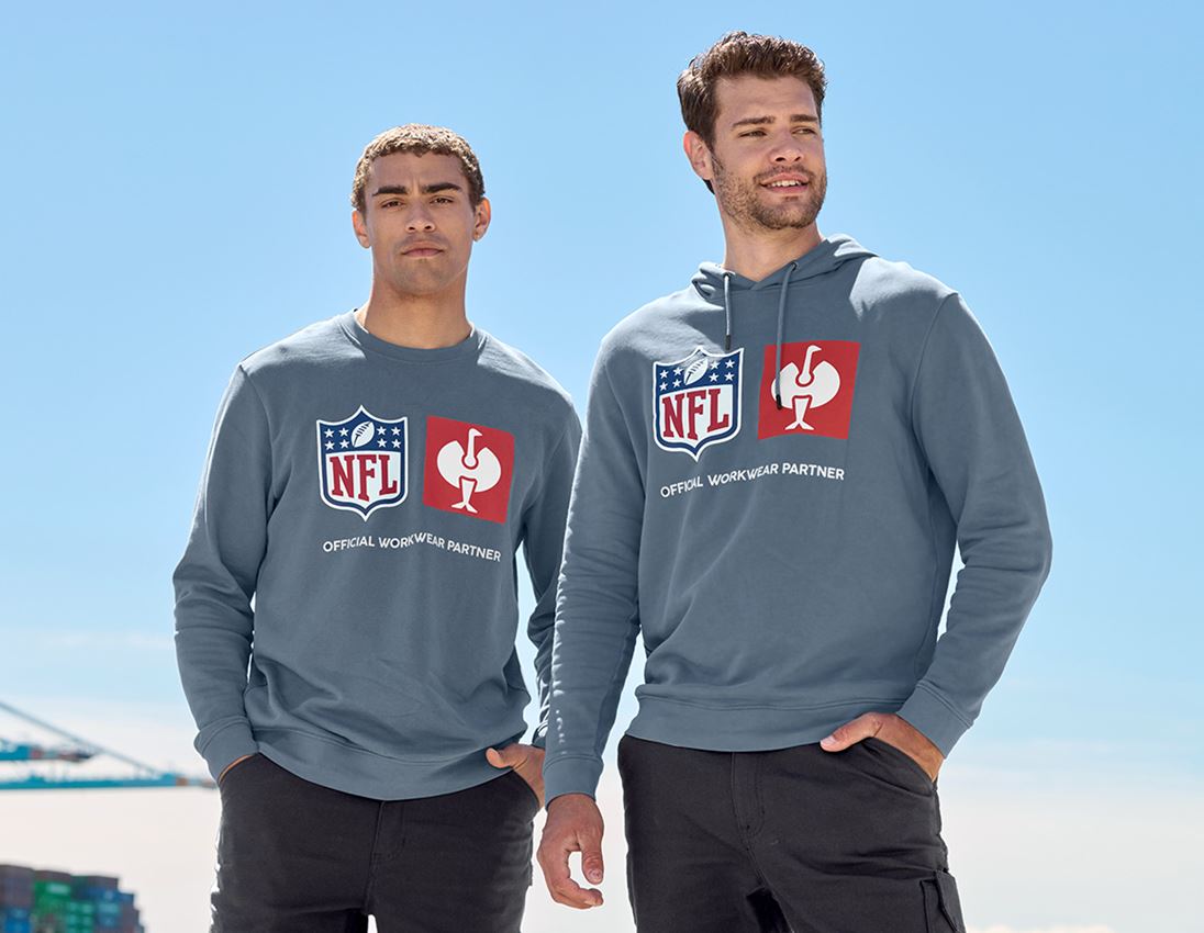 Kleding: NFL Hoodie cotton + oxideblauw 3