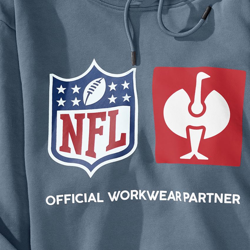 Kleding: NFL Hoodie cotton + oxideblauw 2