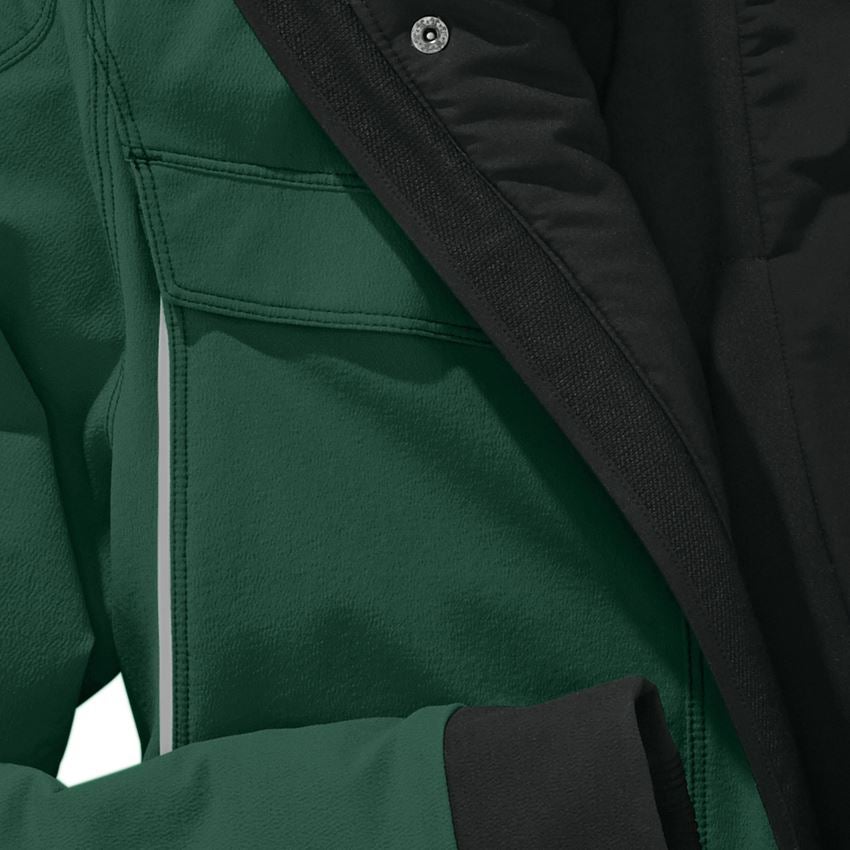 Vestes de travail: Veste de fonction d'hiver e.s.dynashield + vert/noir 2