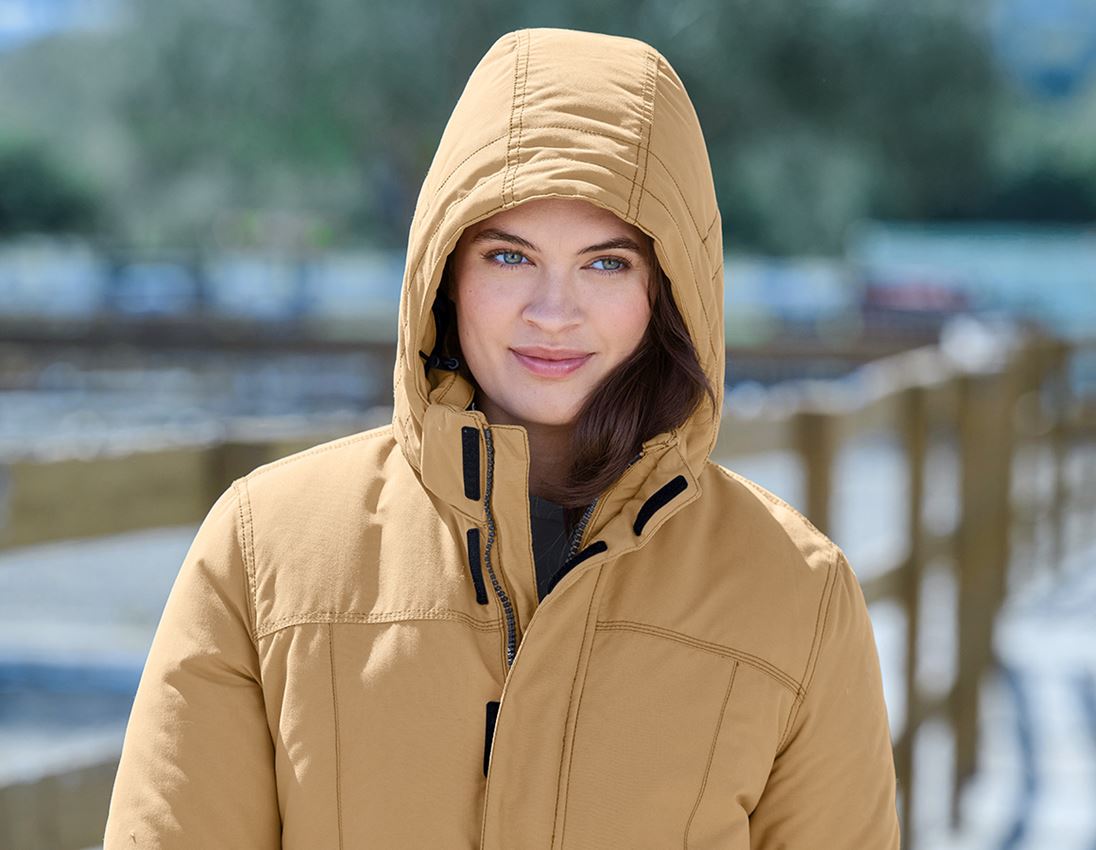 Werkjassen: Parka e.s.iconic, dames + amandelbruin 3