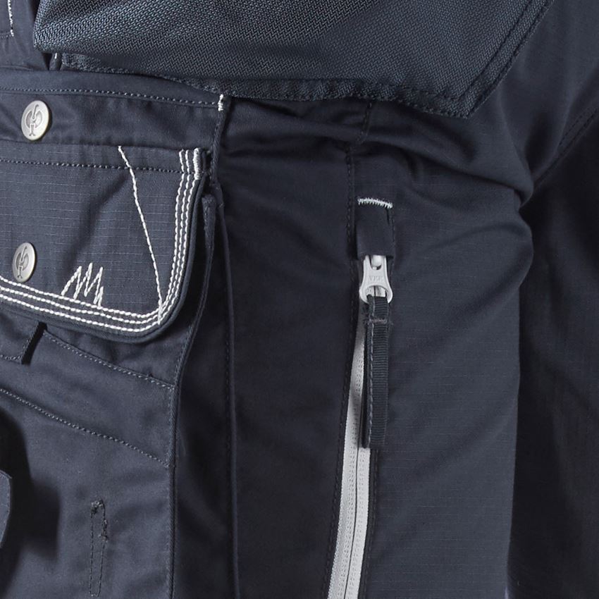 Pantalons de travail: Pantalon à taille élastique e.s.motion d’été + saphir/ciment 2