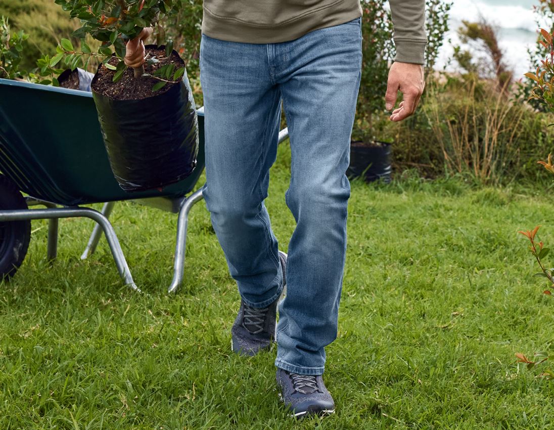 Werkbroeken: e.s. 5-pocket-stretch-jeans, straight + stonewashed 2