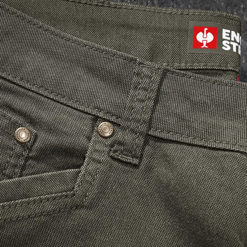 Installateurs / Plombier: Pantalon à 5 poches e.s.vintage + vert camouflage 2