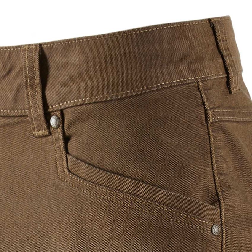 Pantalons de travail: Short à 5 poches e.s.vintage + sépia 2