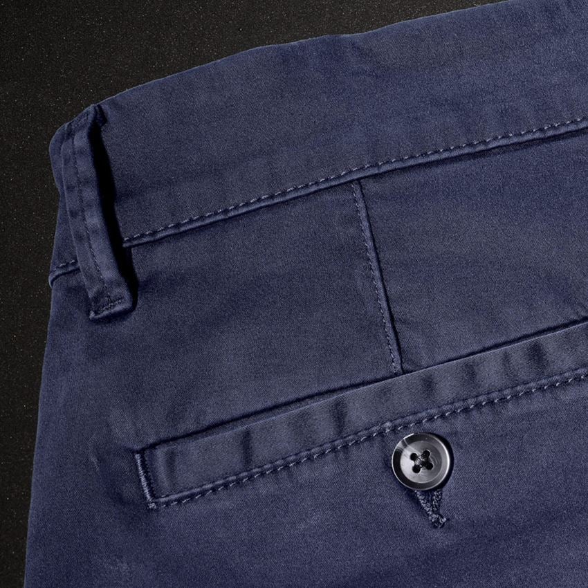 Hosen: e.s. 5-Pocket-Berufshose Chino + dunkelblau 2