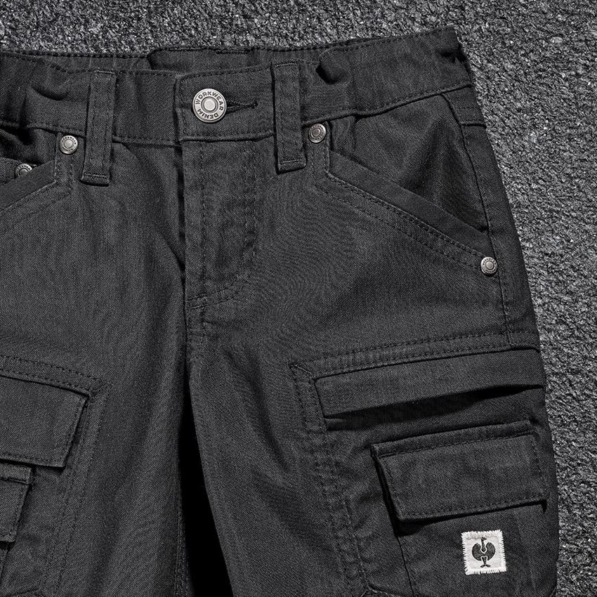 Pantalons: Pantalon Cargo e.s.vintage, enfants + noir 2