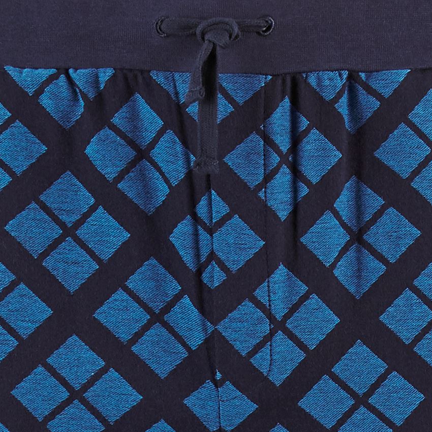 Accessoires: e.s. Pyjama Broek + gentiaanblauw geruit 2