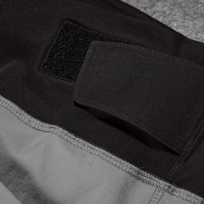 Pantalons de travail: Collant fonctionnel e.s.trail, femmes + gris basalte/noir 2