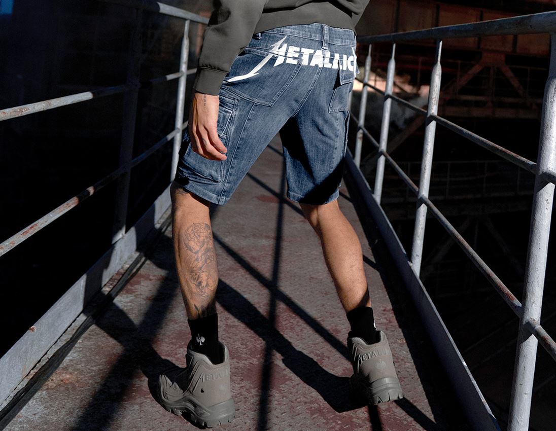 Werkbroeken: Metallica denim shorts + stonewashed 1