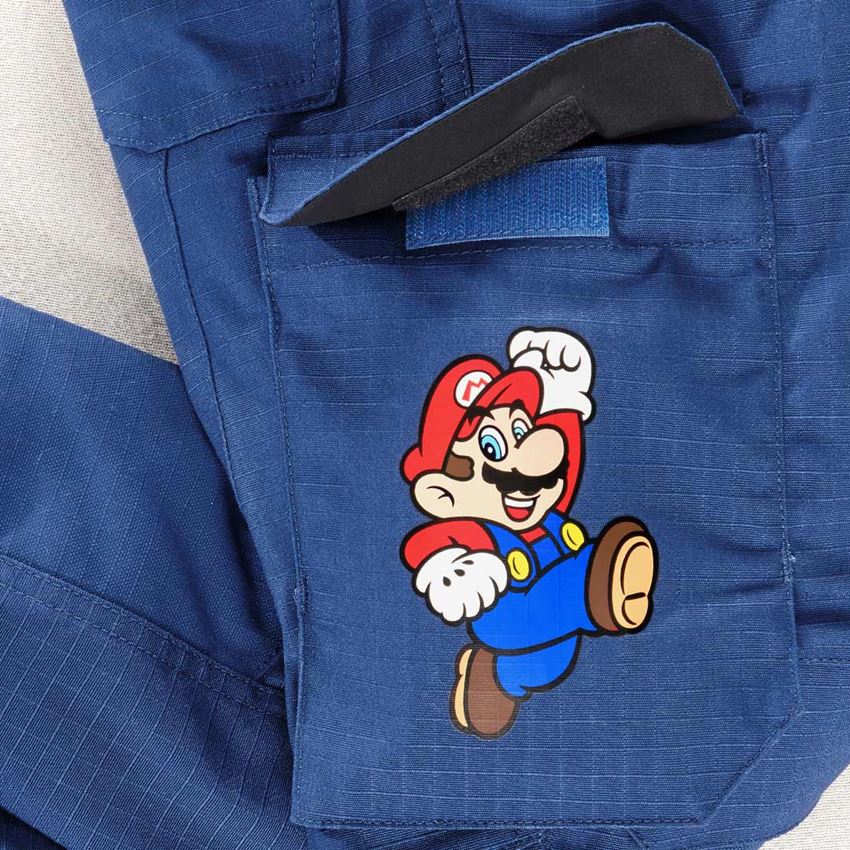 Samenwerkingen: Super Mario cargobroek, kids + alkalisch blauw 2