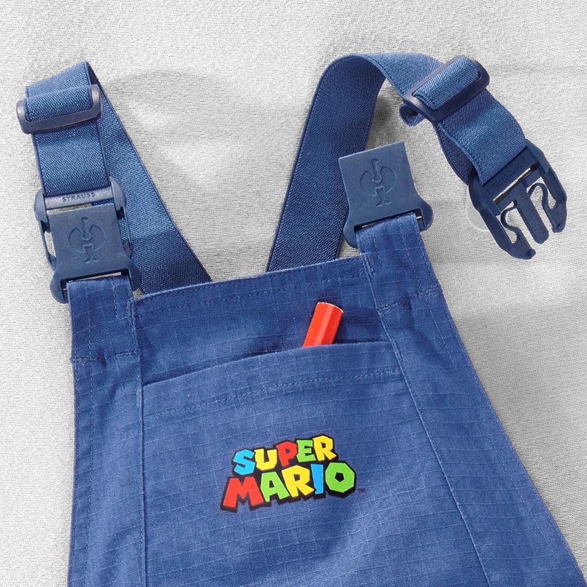 Broeken: Super Mario tuinbroek, kids + alkalisch blauw 2