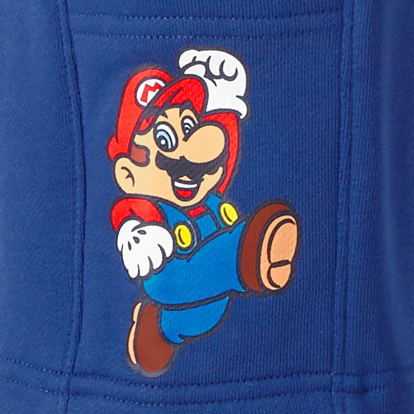 Accessoires: Super Mario Sweat short, kinderen + alkalisch blauw 2