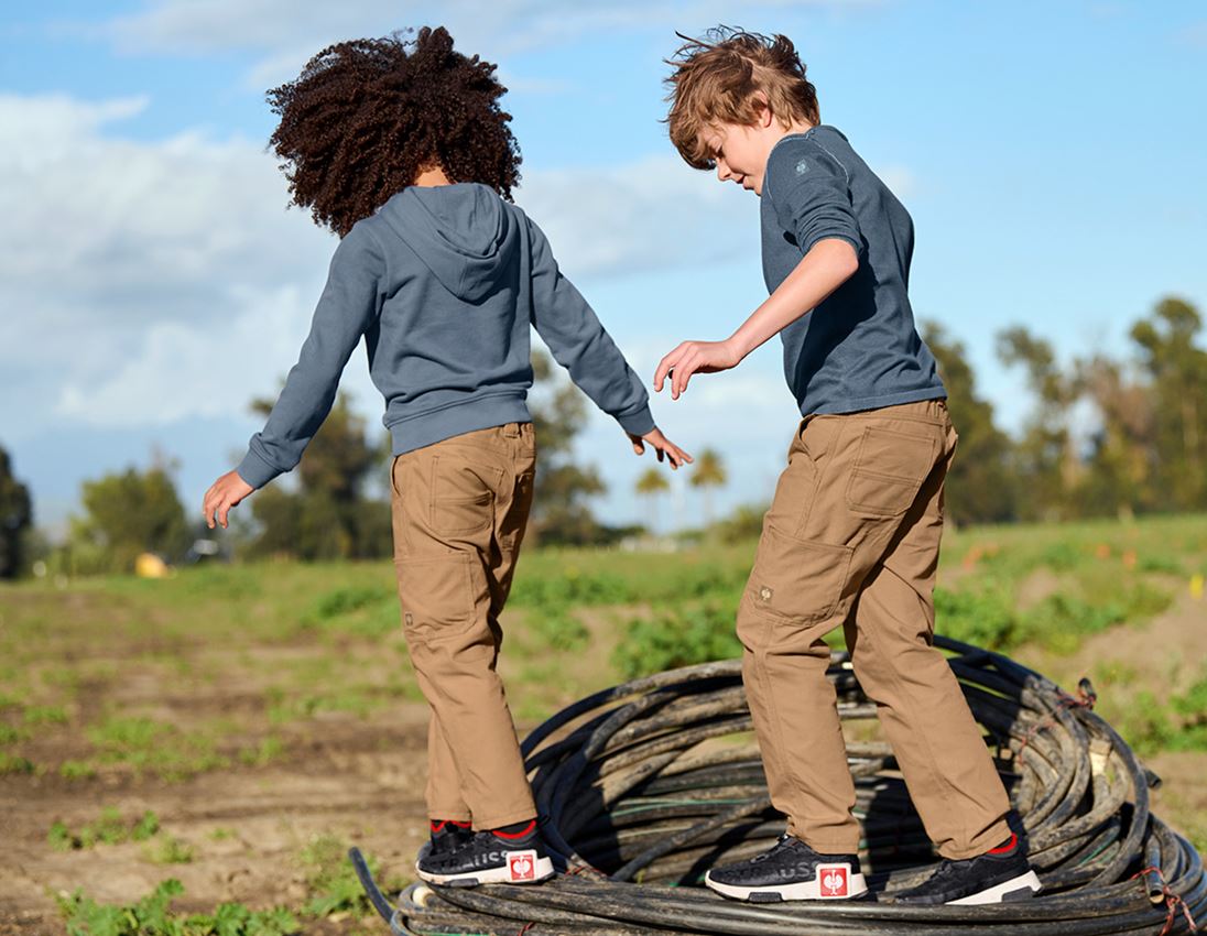 Broeken: Broek e.s.iconic, kinderen + amandelbruin 10