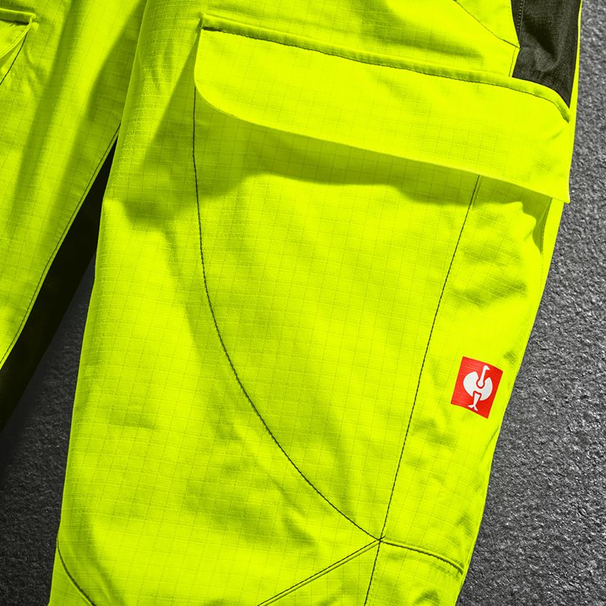 Pantalons de travail: e.s.Pantalon à taille élastique multinorm high-vis + jaune fluo/noir 2
