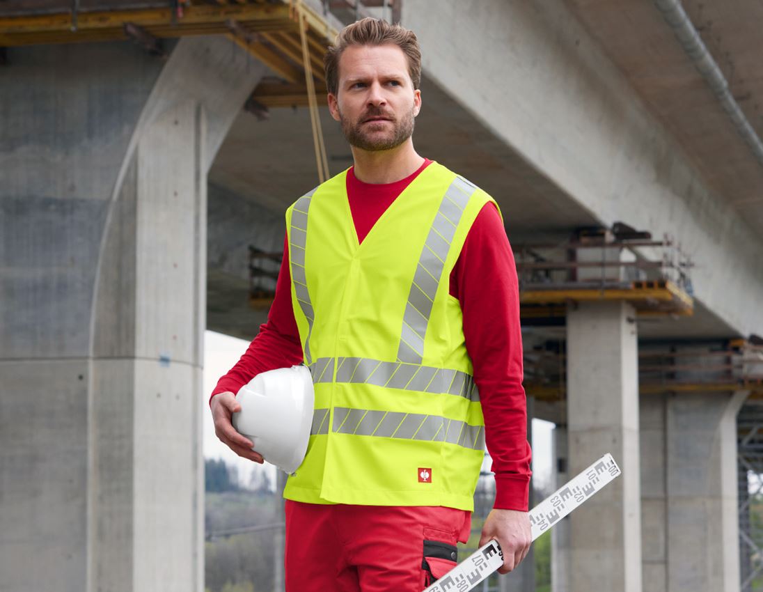 Werkvesten: Veiligheids-bodywarmer e.s.motion 24/7 uni + signaalgeel 5