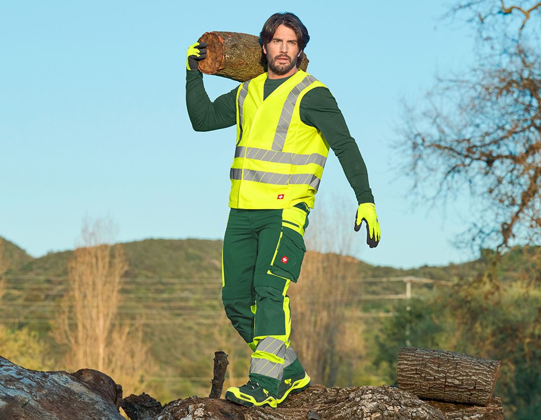 Gilets de travail: Gilet de signalisation e.s.motion 24/7 uni + jaune fluo 4