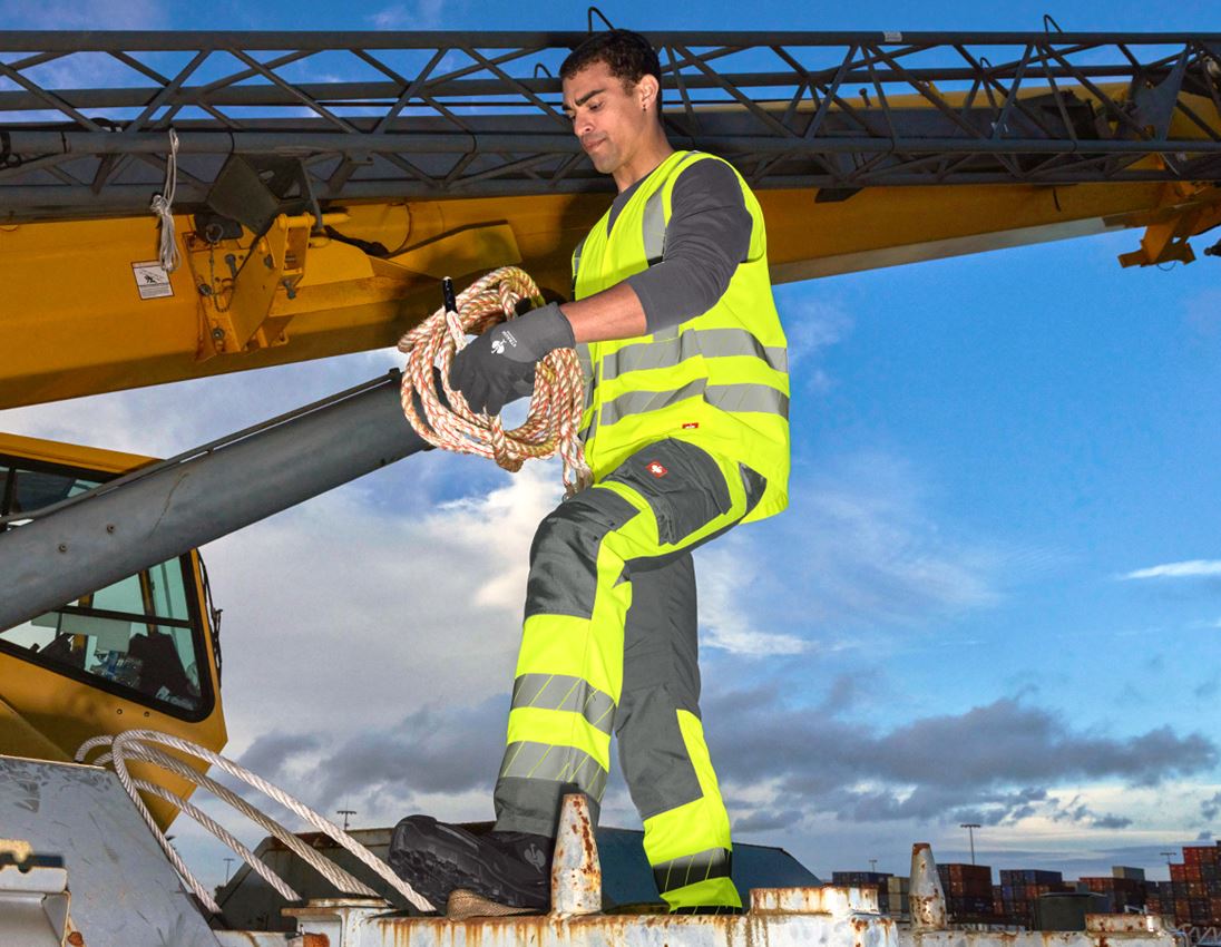 Onderwerpen: Veiligheidswerkbroek e.s.motion 24/7 + antraciet/signaalgeel 6