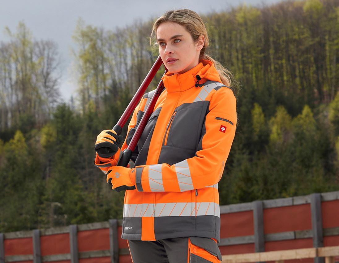 Thèmes: Veste soft.de signal.d'hiver e.s.motion 24/7,fem. + anthracite/orange fluo 1