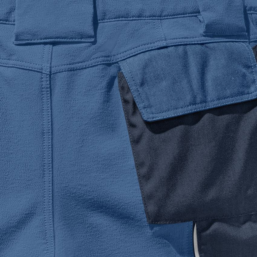 Pantalons de travail: Fonctionnelle short e.s.dynashield, femmes + cobalt/pacifique 2