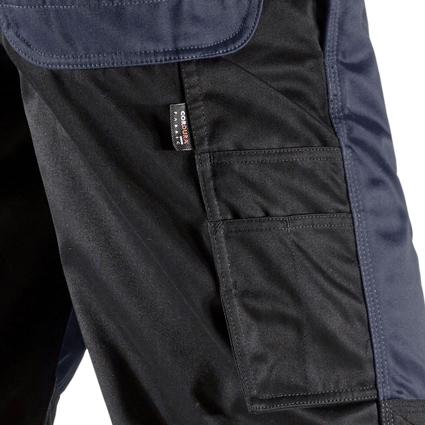 Thèmes: Pantalon à taille élastique e.s.image + bleu foncé/noir 2