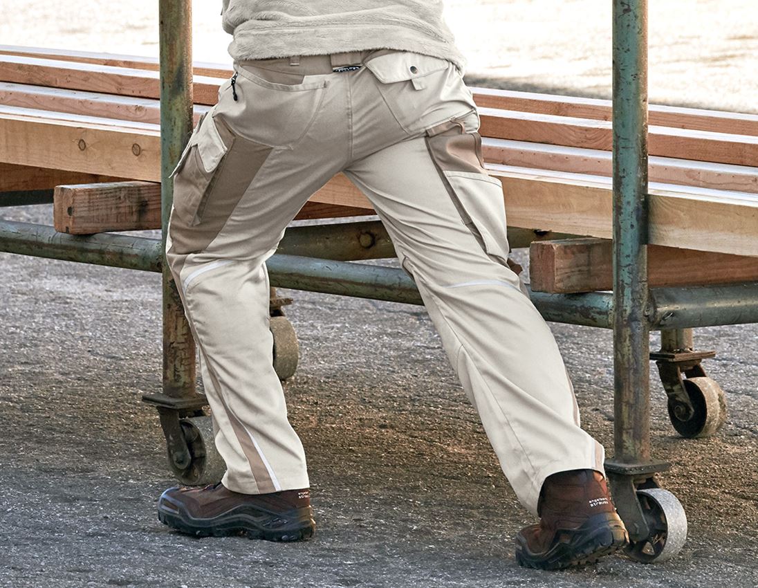 Pantalons de travail: Pantalon à taille élastique e.s.motion + gypse/glaise 1