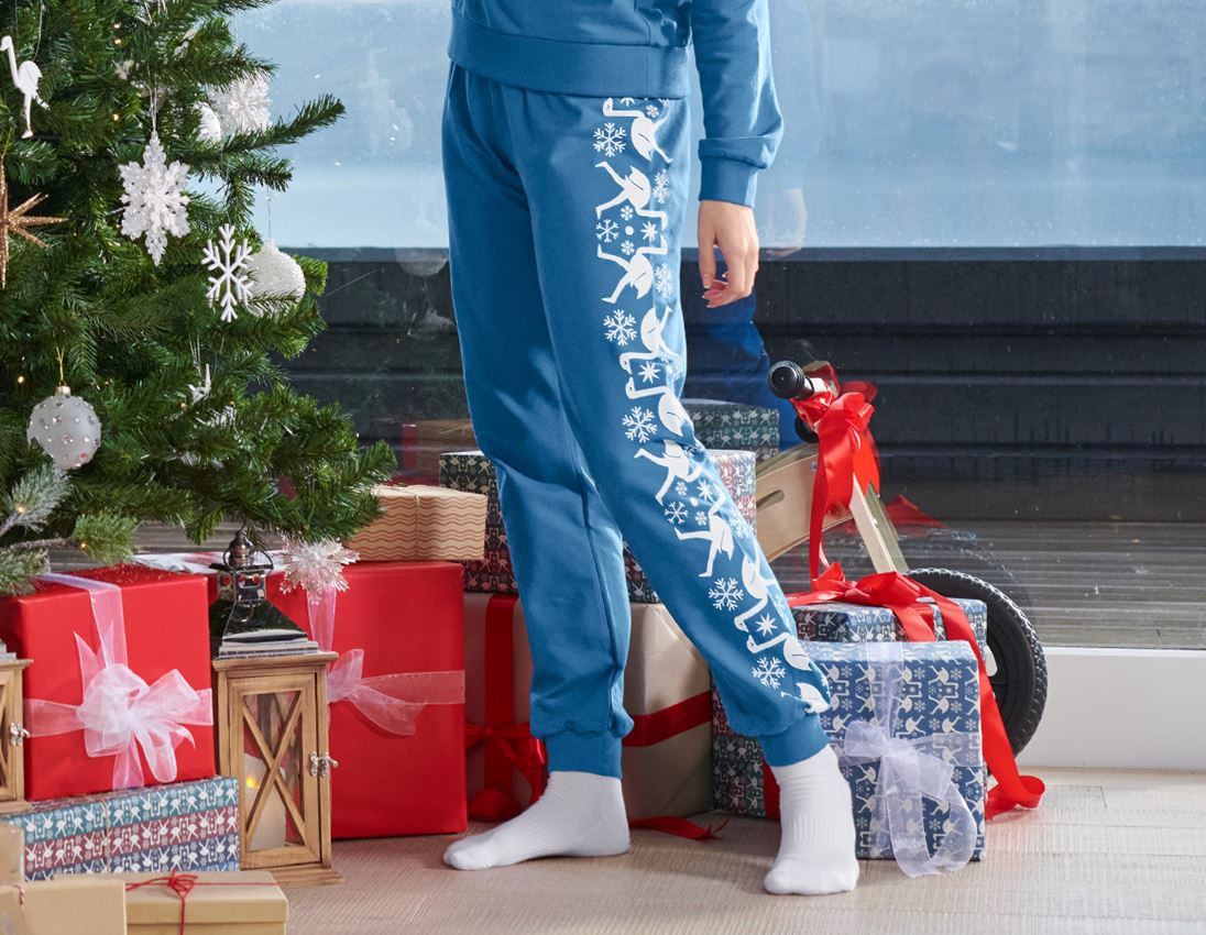 Cadeau-ideeën: e.s. Noorse sweatpants, dames + baltisch blauw