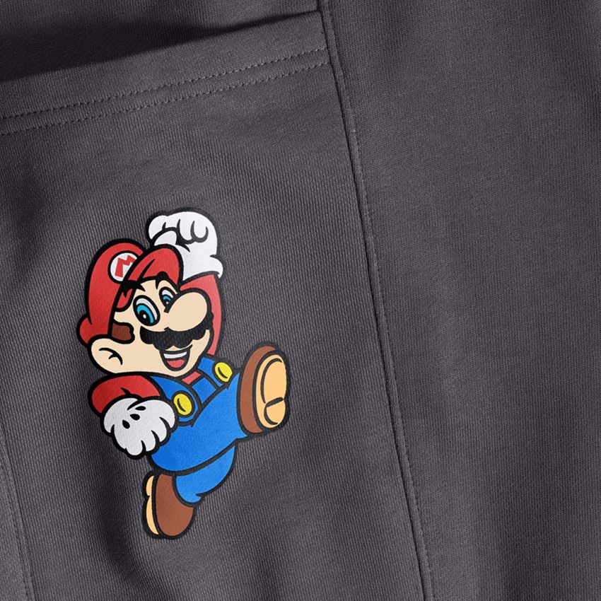 Accessoires: Super Mario Sweatpants, Kinder + anthrazit 2
