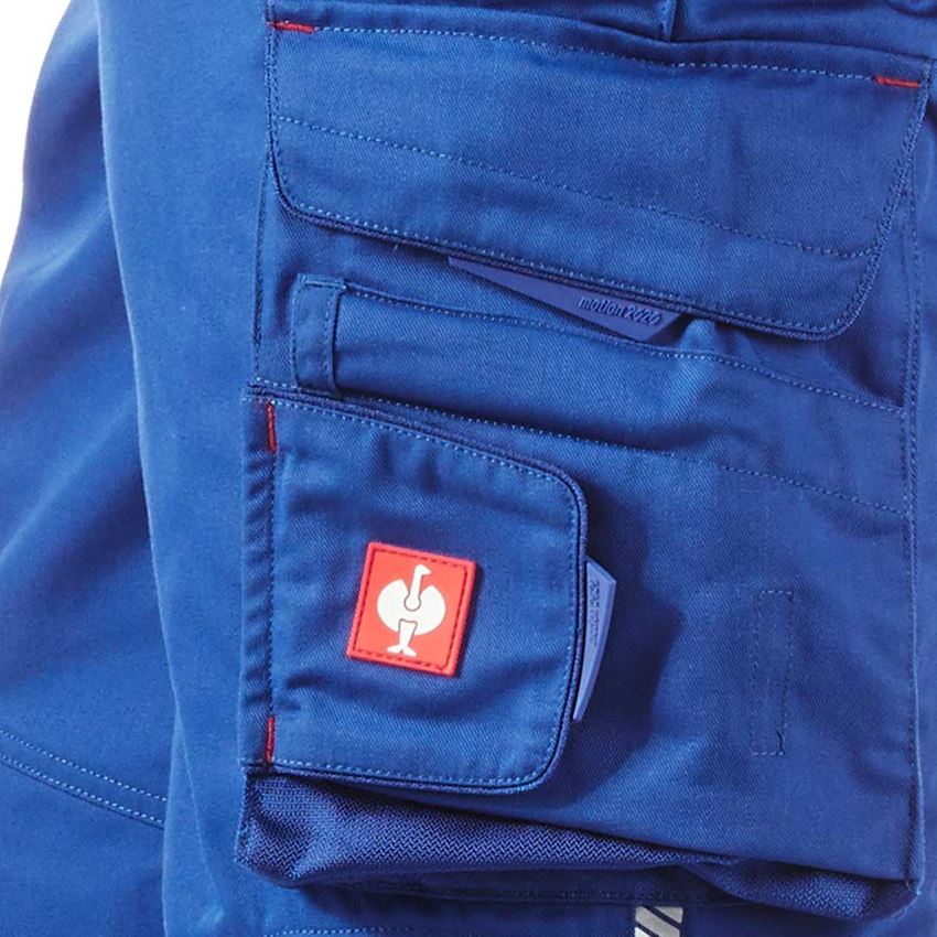 Pantalons de travail: Salopette corsaire e.s.motion 2020 + bleu royal/rouge vif 2