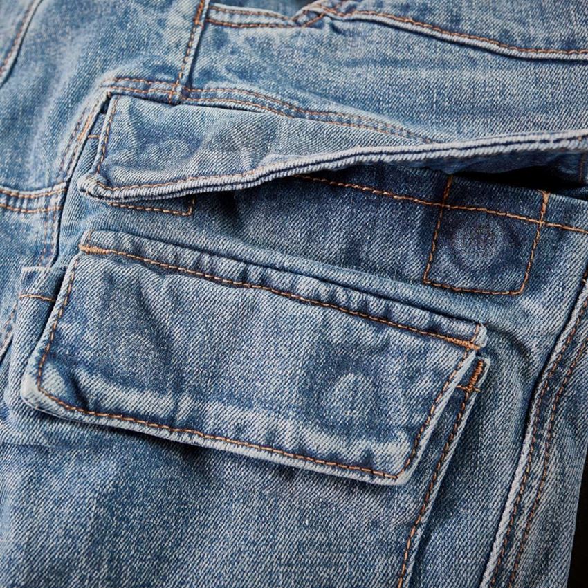 Onderwerpen: e.s. cargo worker-jeans short POWERdenim + stonewashed 2