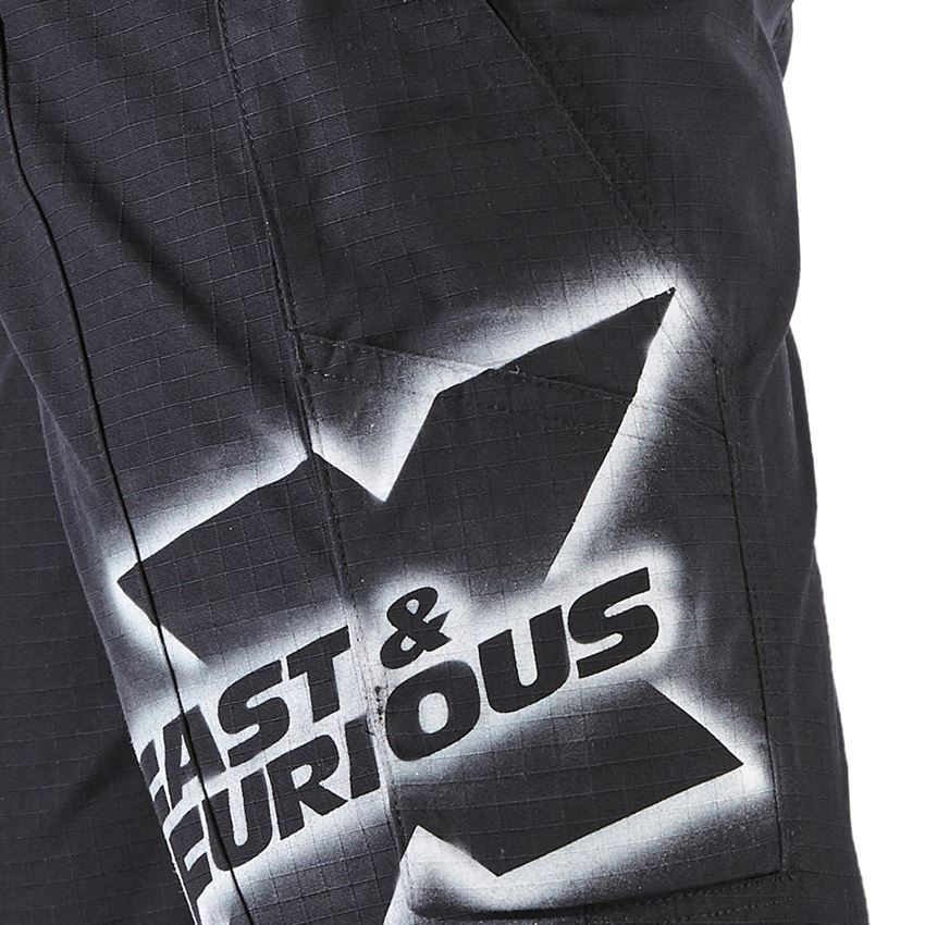 Pantalons de travail: FAST & FURIOUS X motion work shorts + noir 2