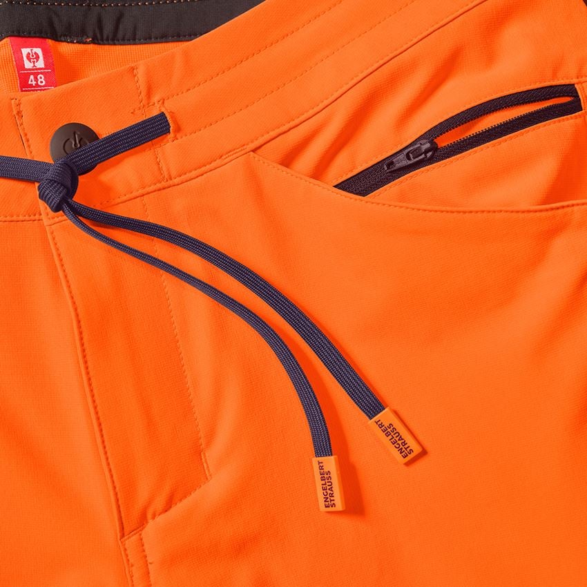Vêtements: Short fonctionnel réfléchissant e.s.ambition + orange fluo/bleu foncé 2