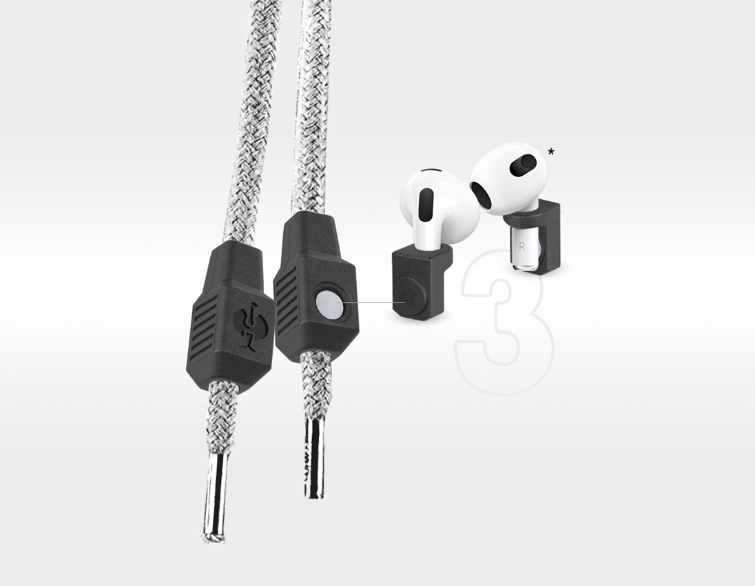 Accessoires: e.s. ear pod holder + schwarz 2