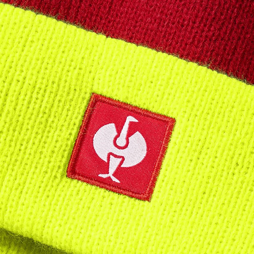 Thèmes: Bonnet tricoté e.s.motion 24/7 + rouge/jaune fluo 2