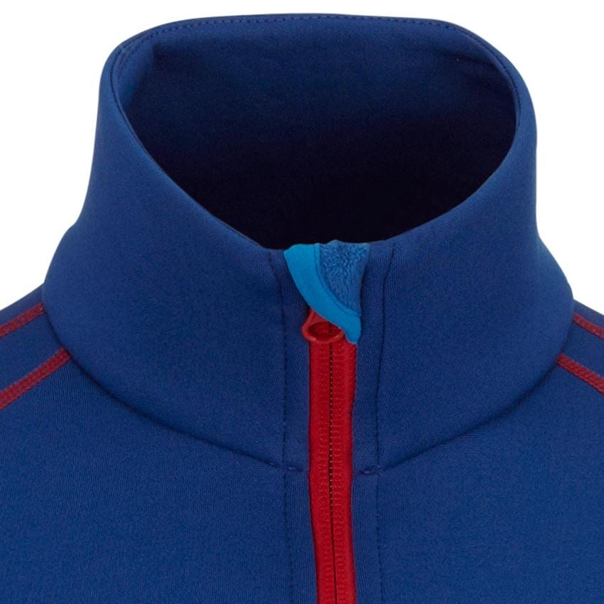 Bovenkleding: Schipperstrui thermo stretch e.s.motion 2020 + korenblauw/vuurrood 2
