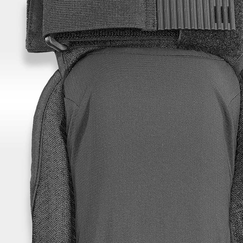 Knieschutz: e.s. Kniepolstertasche Pro-Comfort, soft + schwarz/schwarz 2