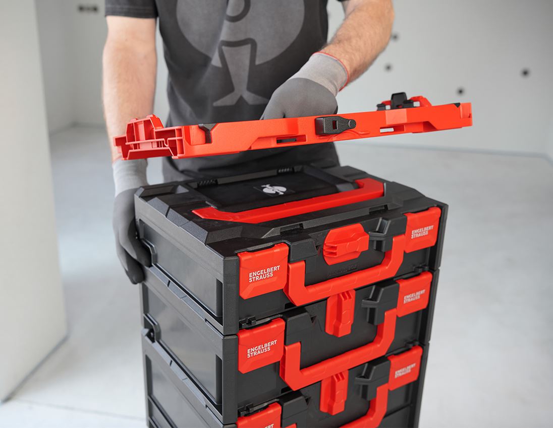 STRAUSSbox Systeem: STRAUSSbox Hybrid adapterplaat + rood/zwart 2