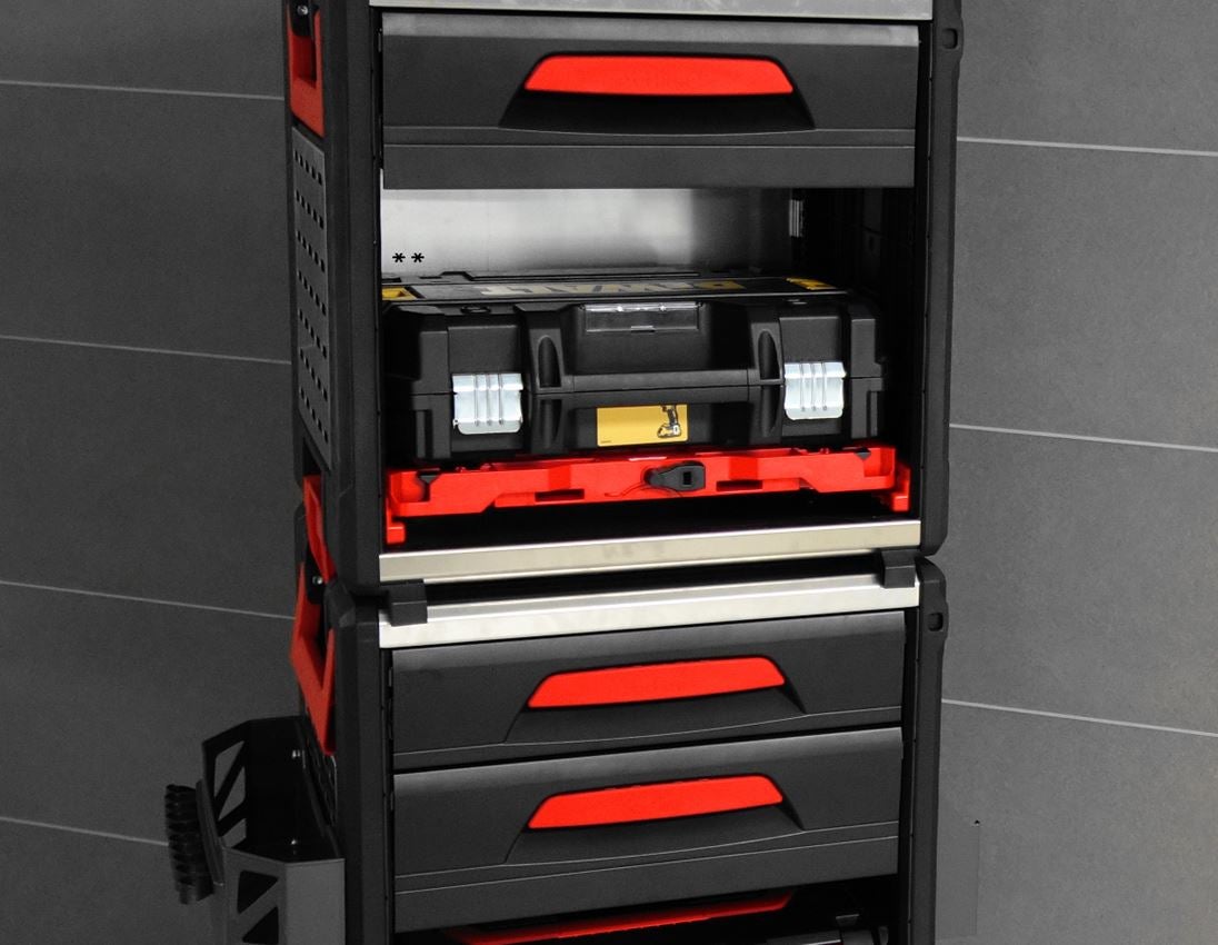 STRAUSSbox Systeem: STRAUSSbox Hybrid adapterplaat + rood/zwart 6