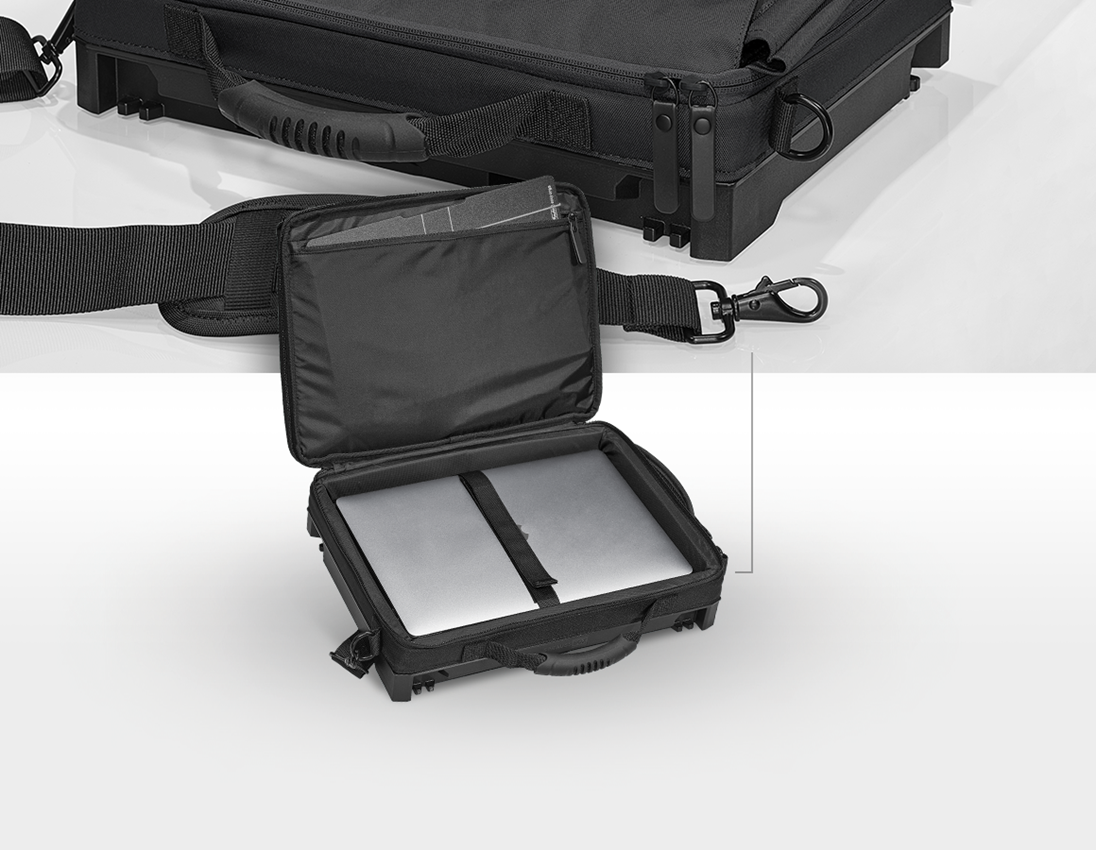 STRAUSSbox Systeem: STRAUSSbox laptoptas + zwart 1