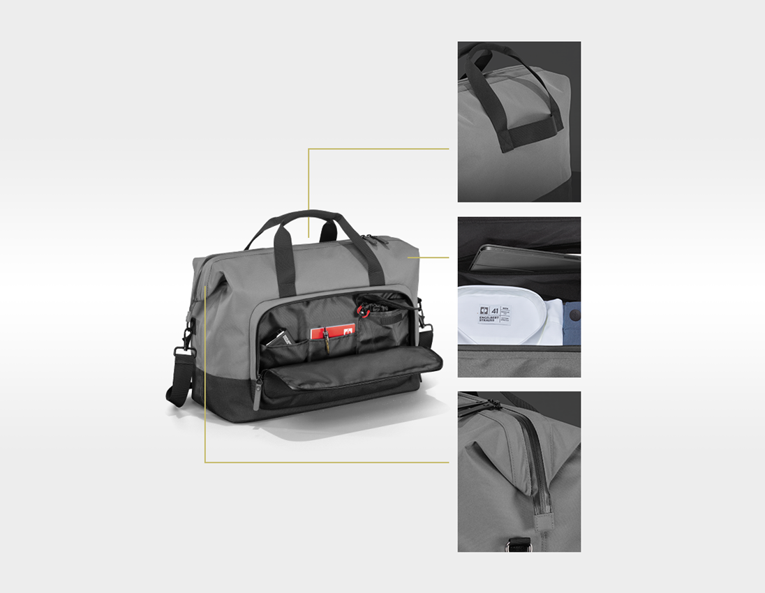 Onderwerpen: Duffle bag-reistas e.s.work&travel + bazaltgrijs/zwart 4