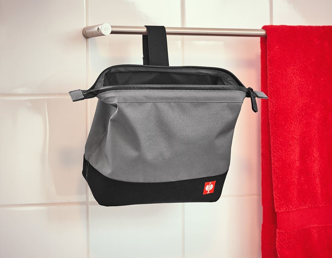 Onderwerpen: Washbag e.s.work&travel + bazaltgrijs/zwart