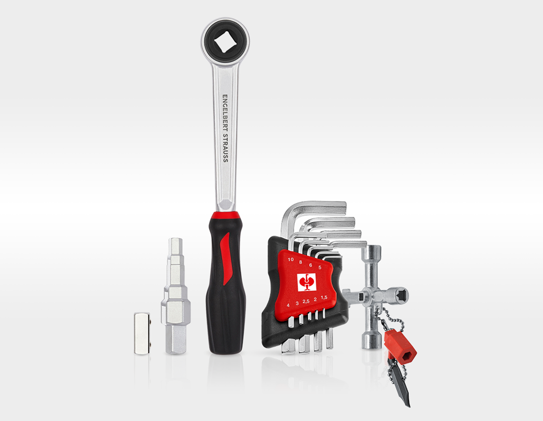 Werkzeuge: STRAUSSbox Werkzeug-Set 118 Sanitär