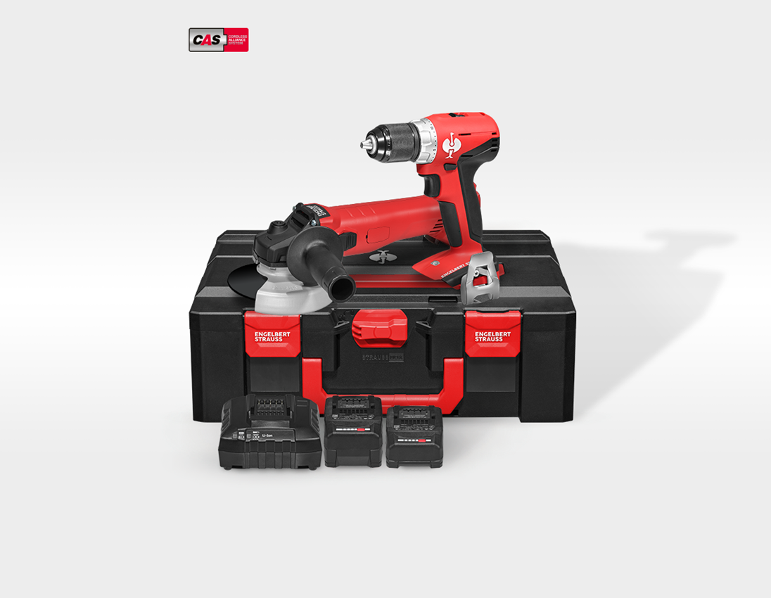 STRAUSSbox Systeem: Metabo 18,0 V accu-combipack professional XVI 20