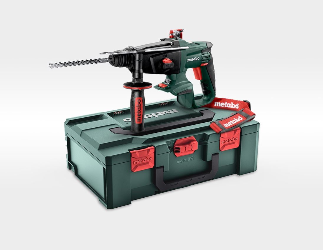 STRAUSSbox Systeem: Metabo 18,0 V combipack X 3x 4,0 Ah LiHD + lader 10