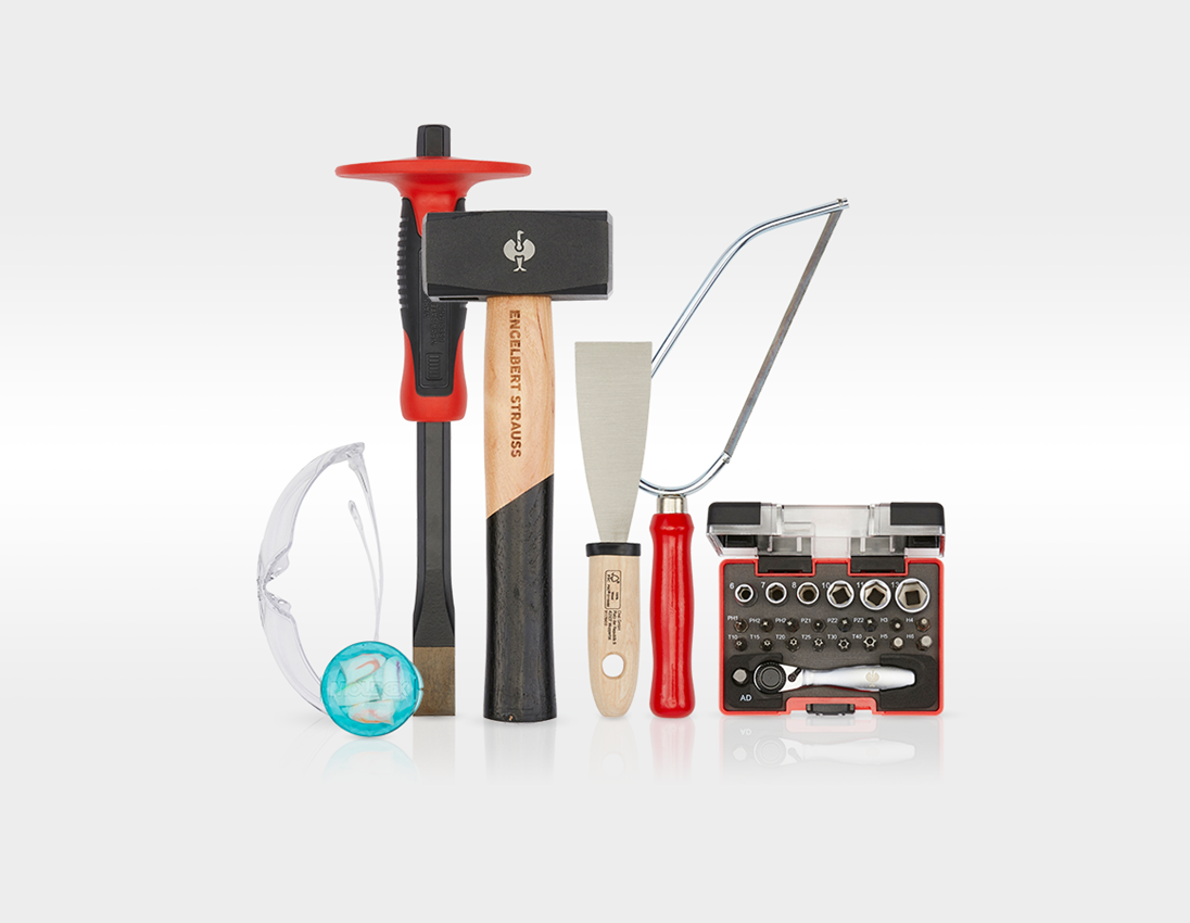 Outils: Set d'outils électrique avec sacoche STRAUSSbox + noir 6